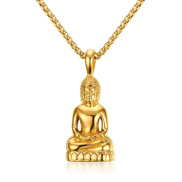 Buddha Halskette Gold