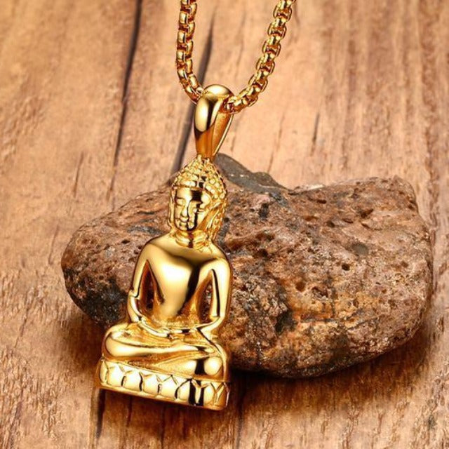 Buddha Halskette Gold