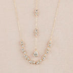 Halskette für den Rücken Hochzeit Gold