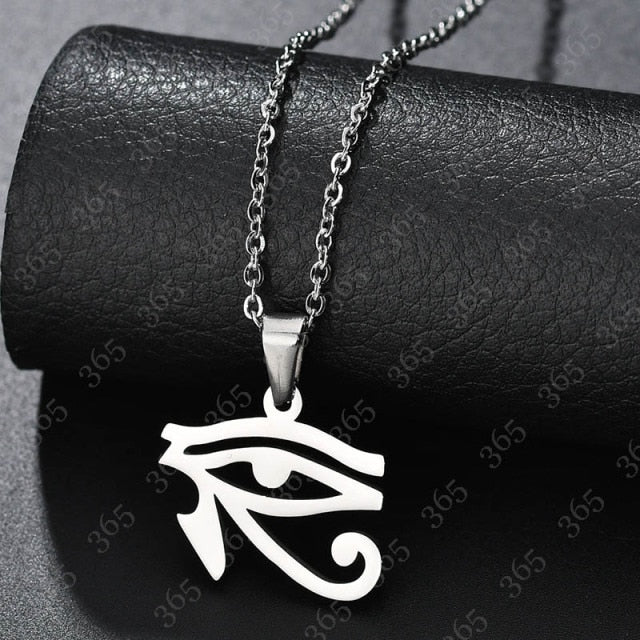Ägyptische Halskette Auge Oudjat Horus Silber