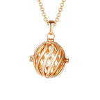 Schwangerschafts-Bola-Halskette für Frauen mit offenem Anhänger 