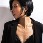 Geometrische Halskette Damen