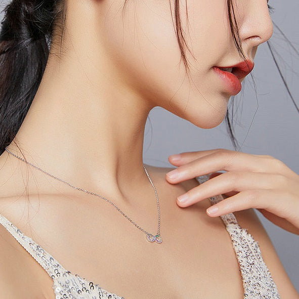 Unendlichkeit Halskette Silber 