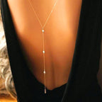 Halskette mit Rückanhänger für Damen