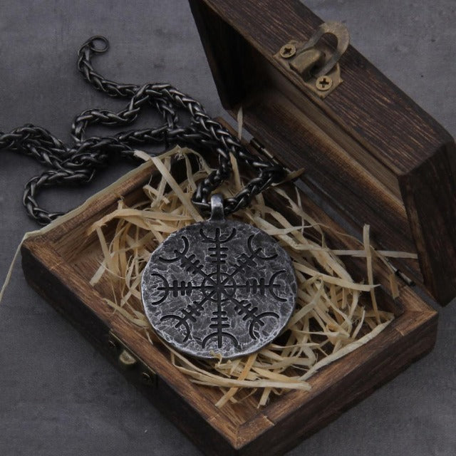 Wikinger Vegvisir Halskette