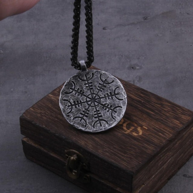 Wikinger Vegvisir Halskette