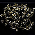 Haardekoration für die Hochzeit für Damen in Gold