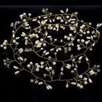 Haardekoration für die Hochzeit für Damen in Gold