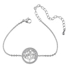 Lebensbaum-Armband Silber