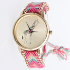 Rosa Girafe Uhr