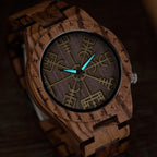 Viking Herren Holz Uhr Holz