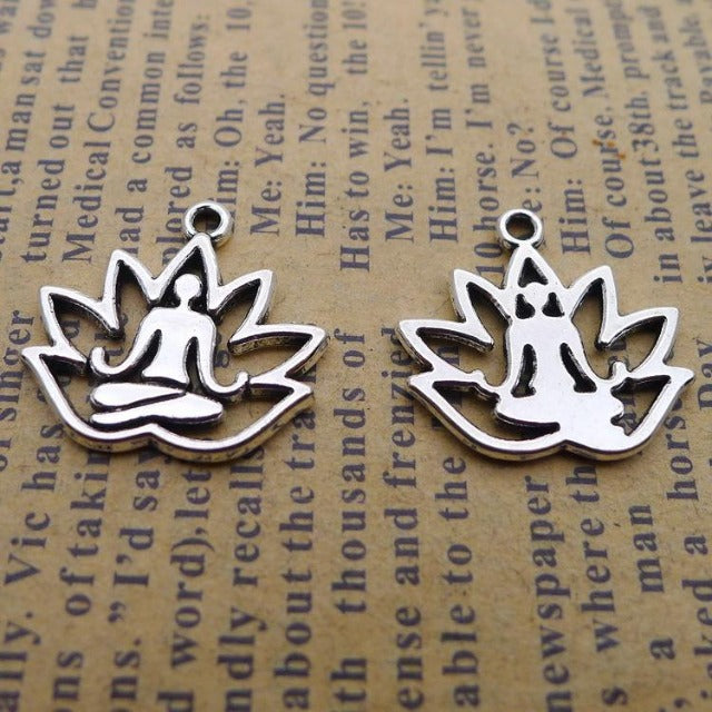 Silber Buddha Anhänger