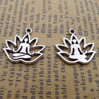 Silber Buddha Anhänger