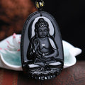 Obsidian Buddha Anhänger