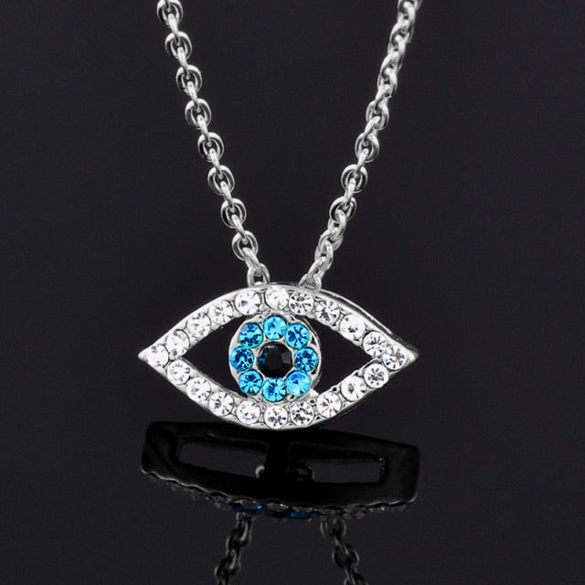 Anhänger Blaues Auge Silber