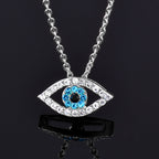 Anhänger Blaues Auge Silber