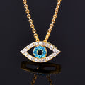 Anhänger Blaues Auge Gold